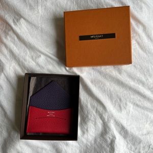 Moynat leather card holder